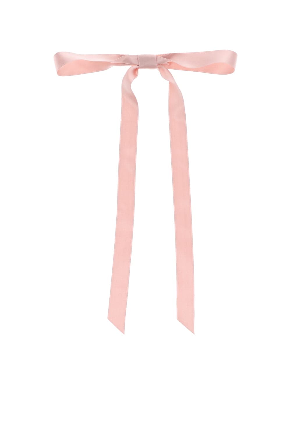 Greta Blush Silk Bow Barrette